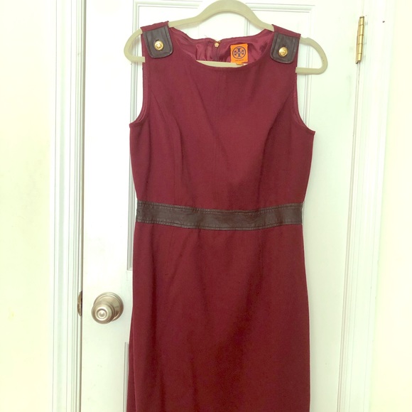 burgundy dress size 12